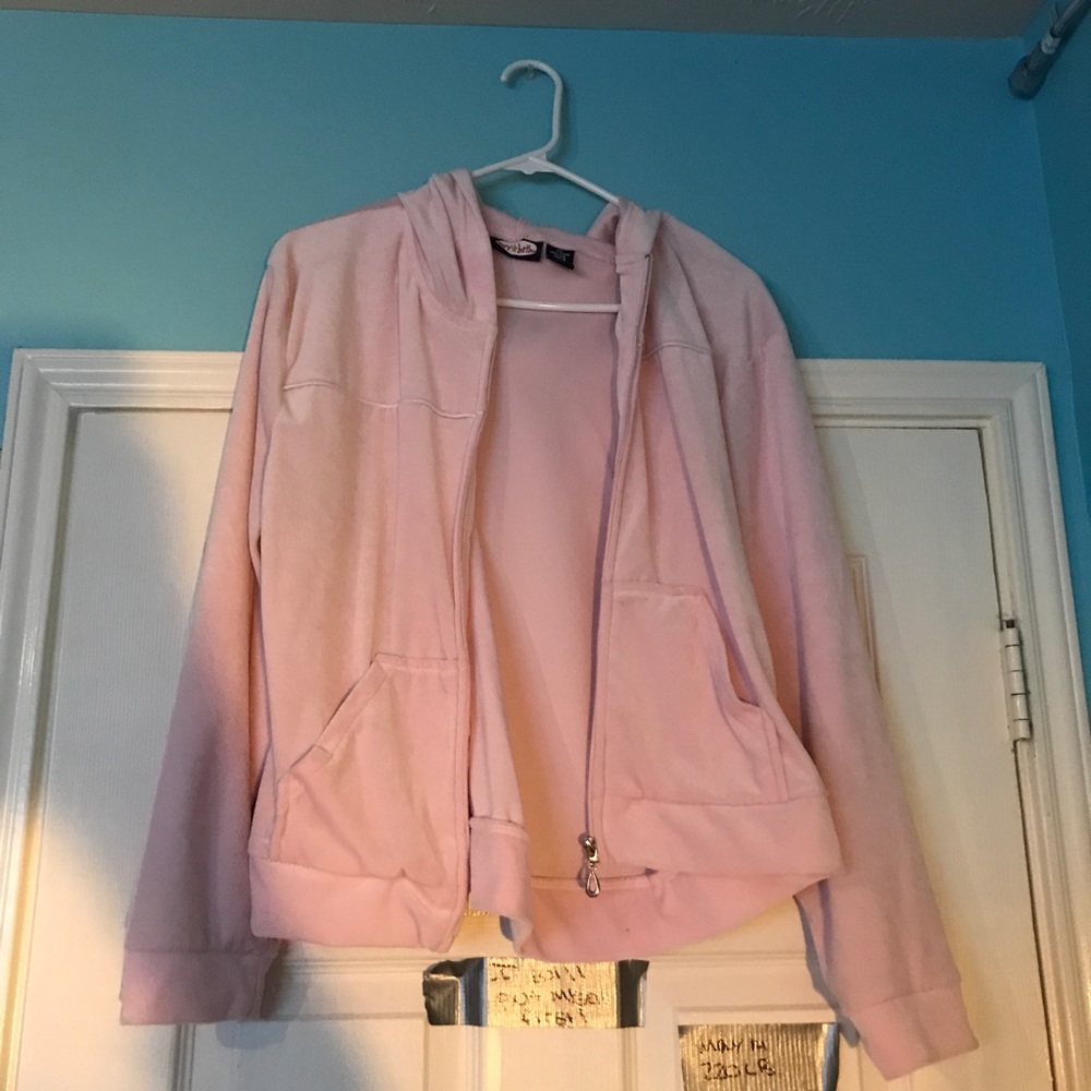 Pink warm up suit